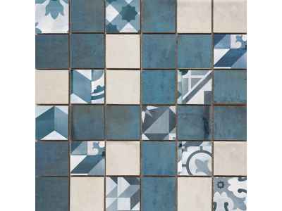  mosaico blue Мозаика montblanc 
